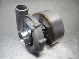 TurboKraft's stainless turbocharger turbine heat shield installed on BorgWarner K27-7200 turbo (53279707200, 5327-970-7200)