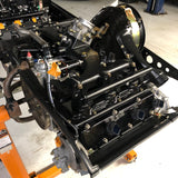 TurboKraft EFI Injector Blocks v2.0 - the most reliable and easiest way to convert your 930 or 911 Turbo from CIS to EFI. Shown in black anodized finish.