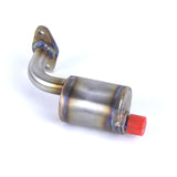 All-stainless turbocharger drain can similar to those found on the Ruf BTR