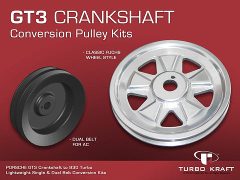 Single Belt Crankshaft Pulley : 930 to GT3 Crank
