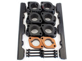 TurboKraft EFI Injector Blocks v2.0 - the most reliable and easiest way to convert your 930 or 911 Turbo from CIS to EFI.  Shown in black anodized finish.
